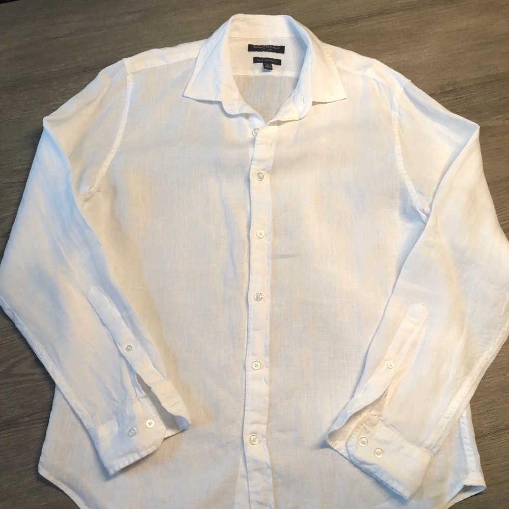 White Linen Shirt